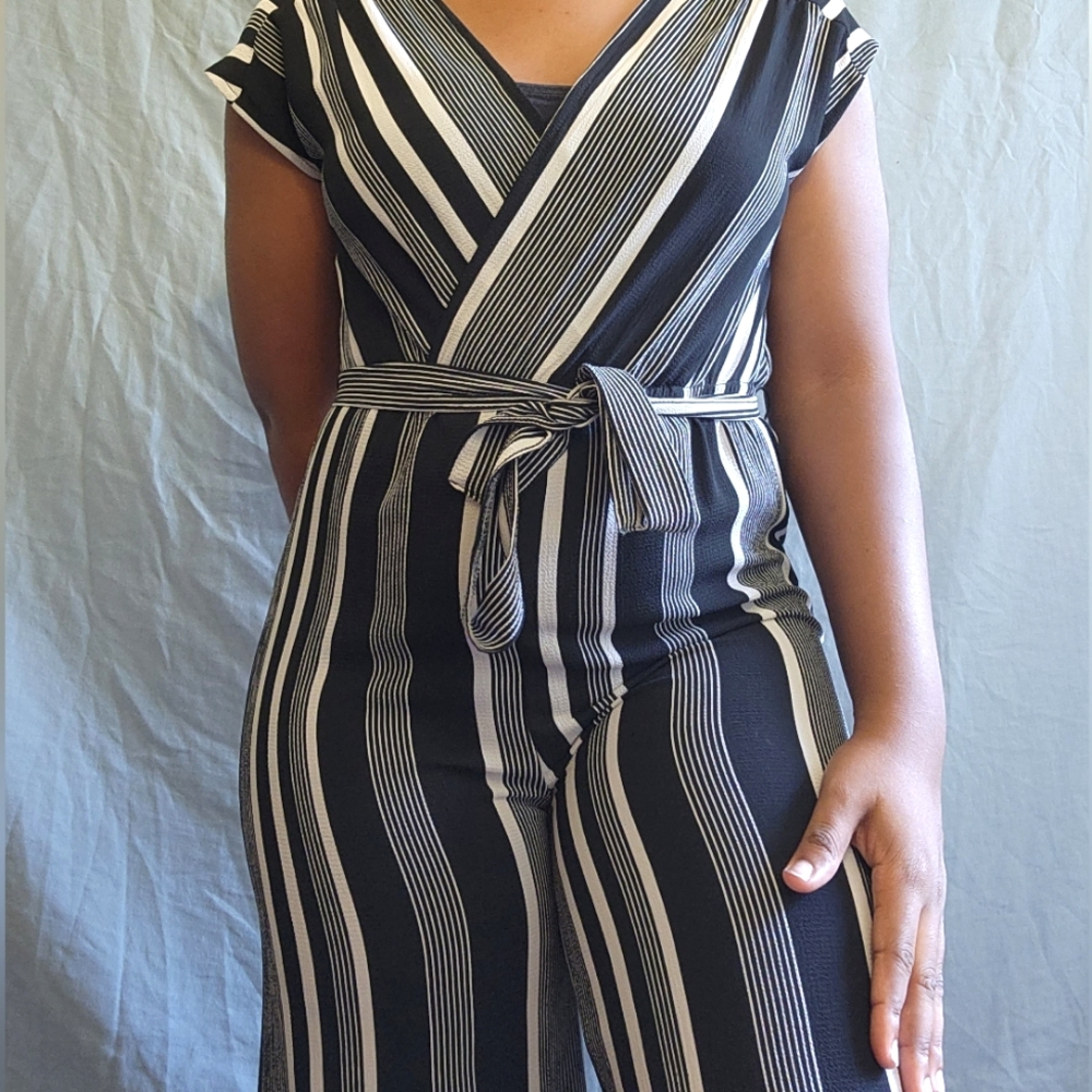 Black and White Romper